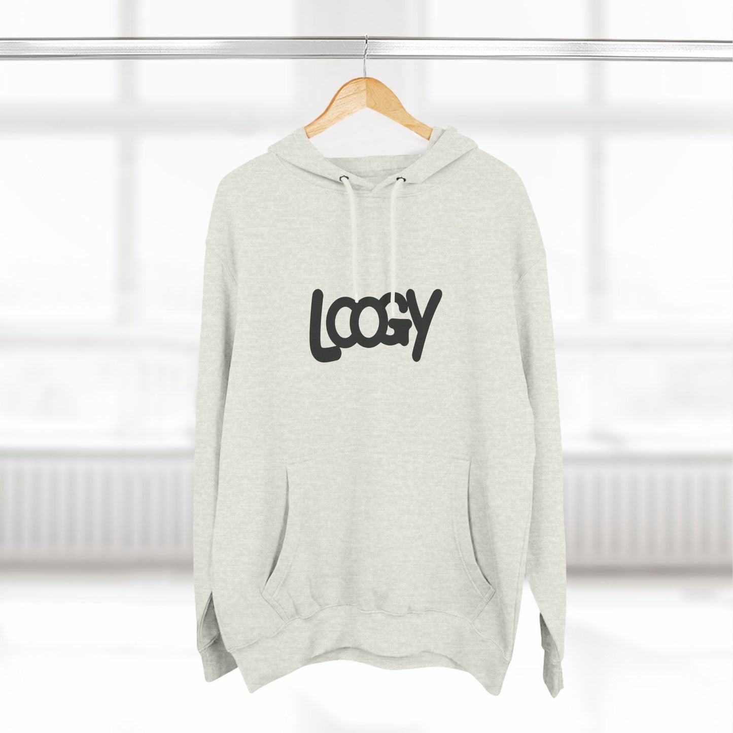 Three-Panel Fleece Hoodie