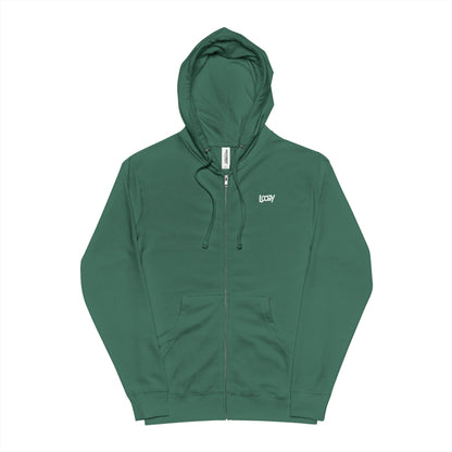 Unisex Fleece Zip Up Hoodie