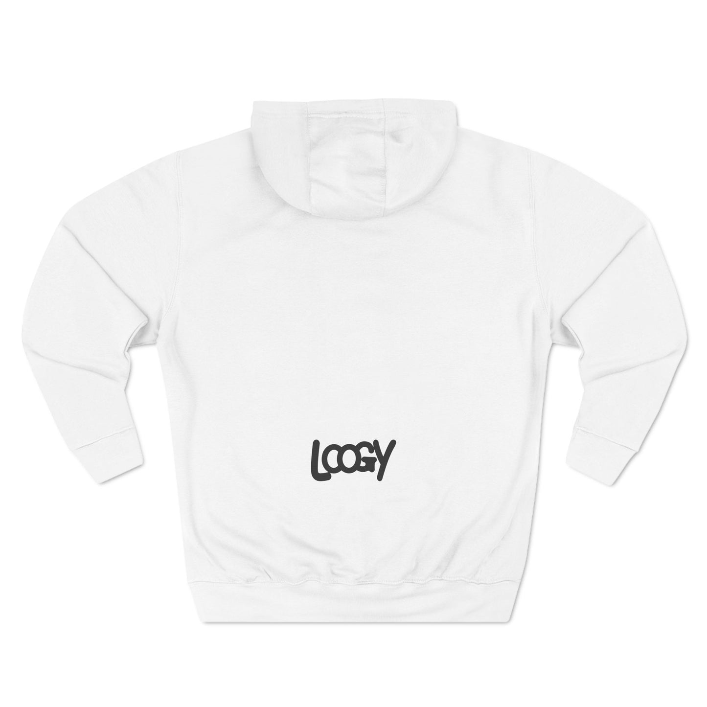 Three-Panel Fleece Hoodie