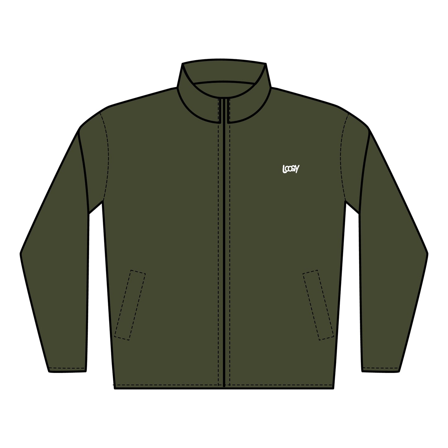 Men's Quilted Full-Zip Jacket (Embroidery)