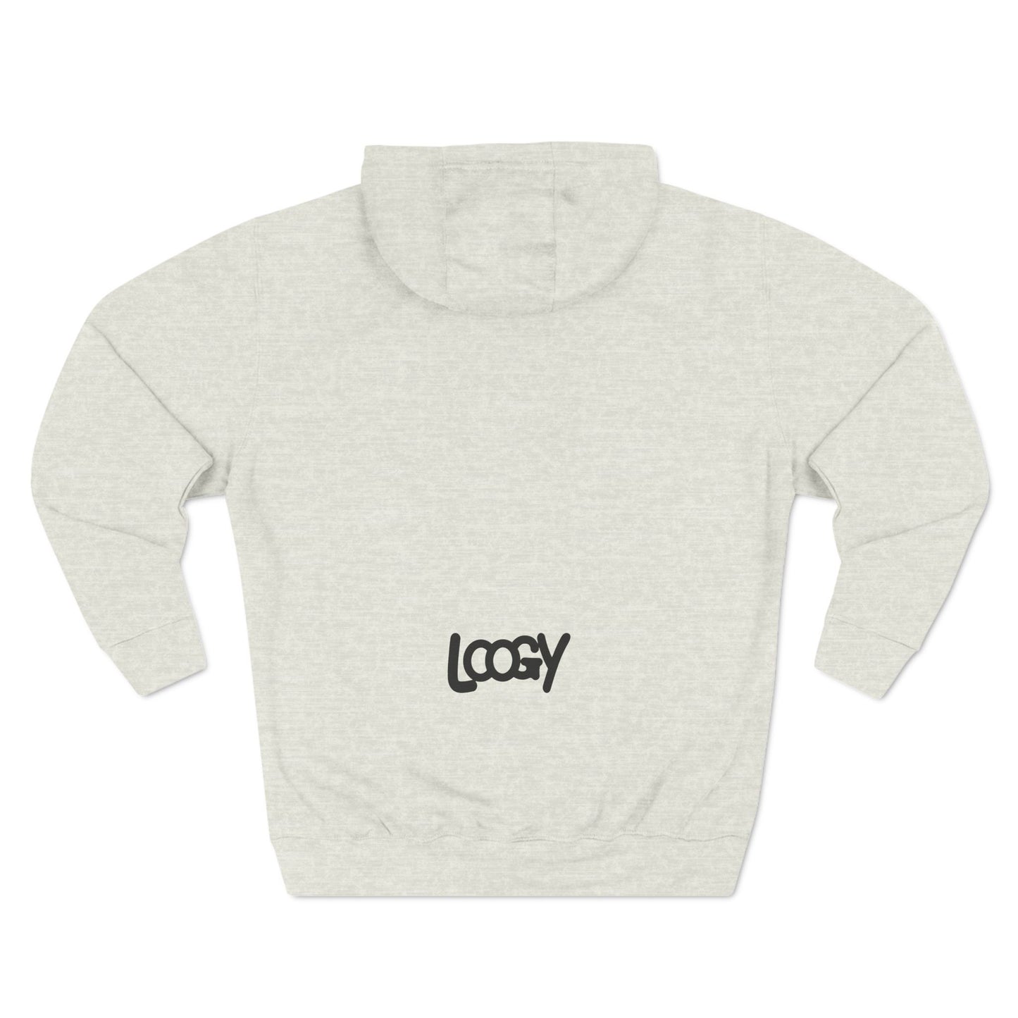 Three-Panel Fleece Hoodie