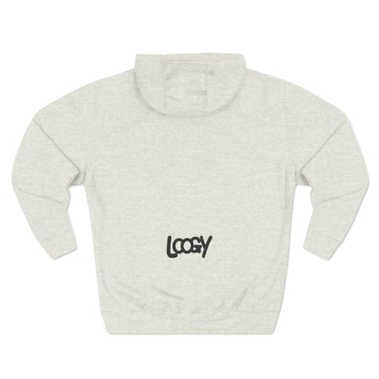 Three-Panel Fleece Hoodie