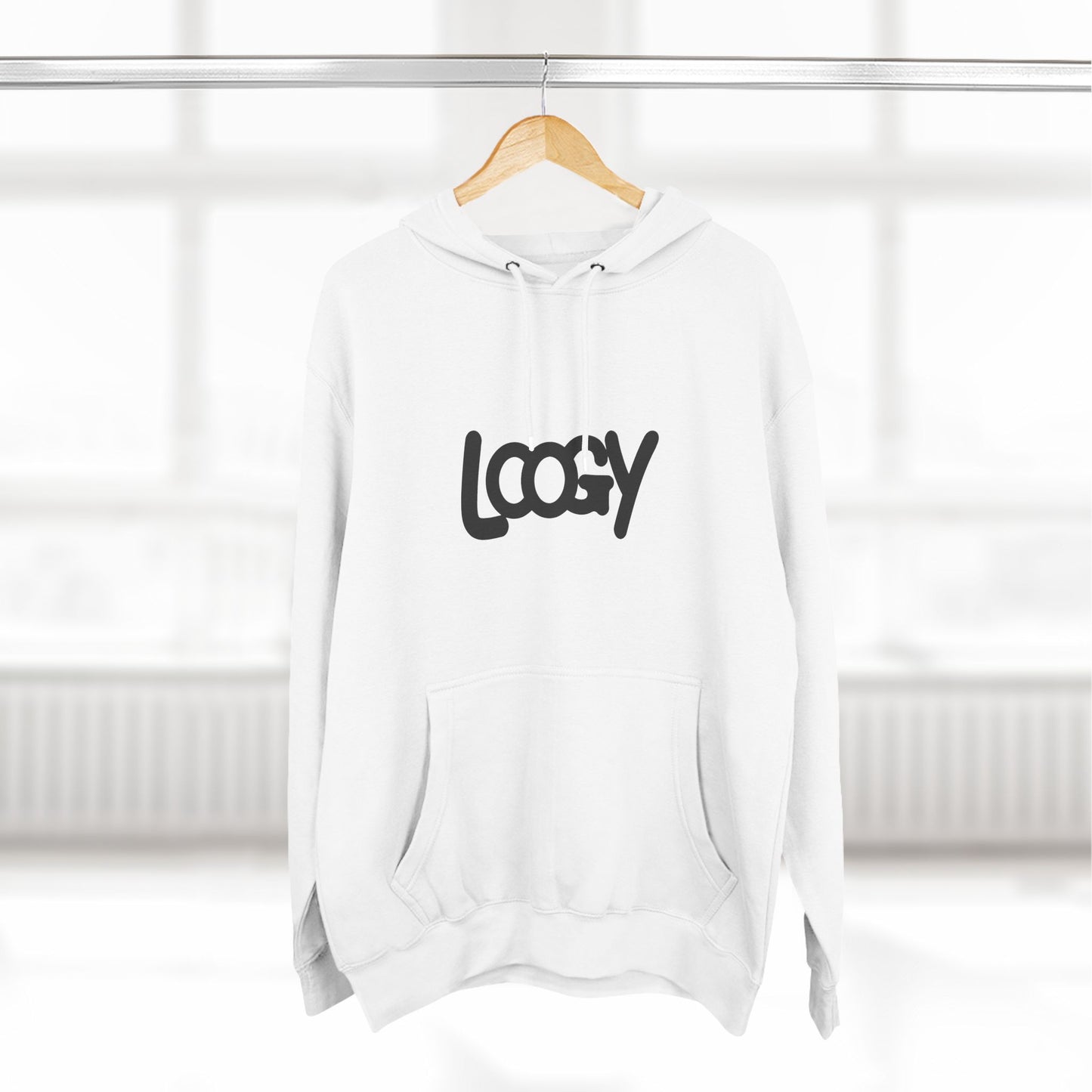 Three-Panel Fleece Hoodie